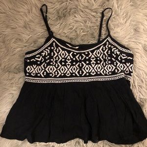 Black and White Tank Top